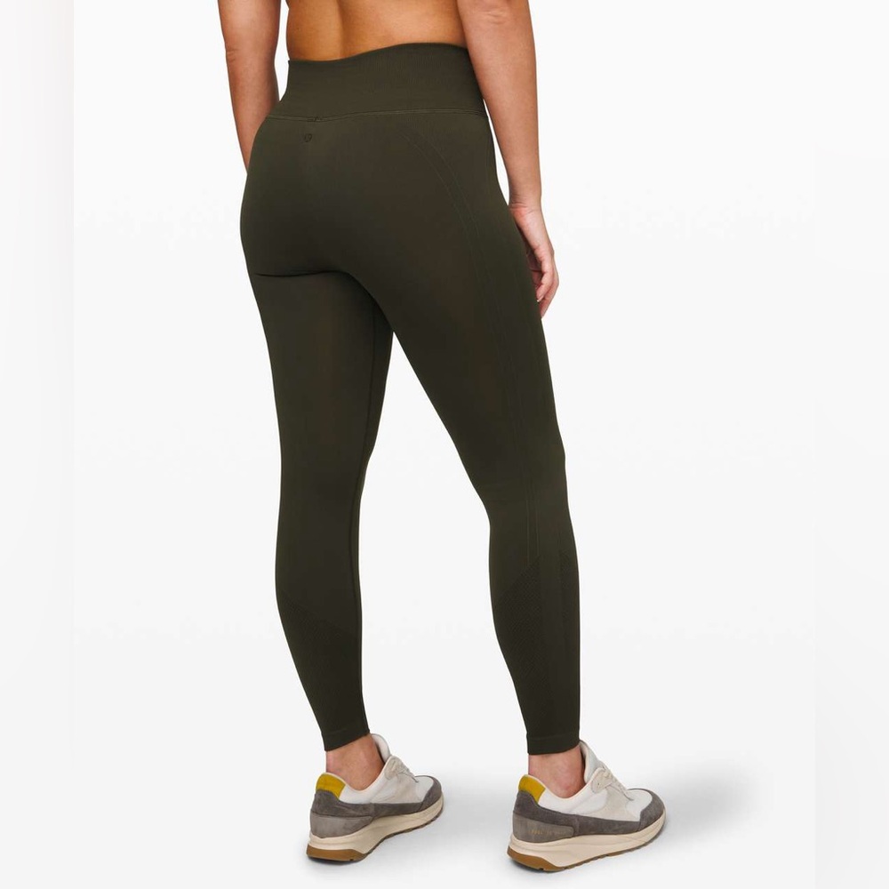 lululemon athletica Olive Green High-Rise Leggings